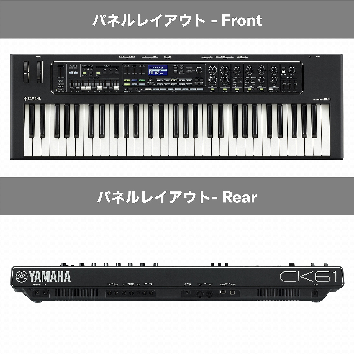 YAMAHA ヤマハ / CK61 [アクセサリーセット！] 61鍵ステージ