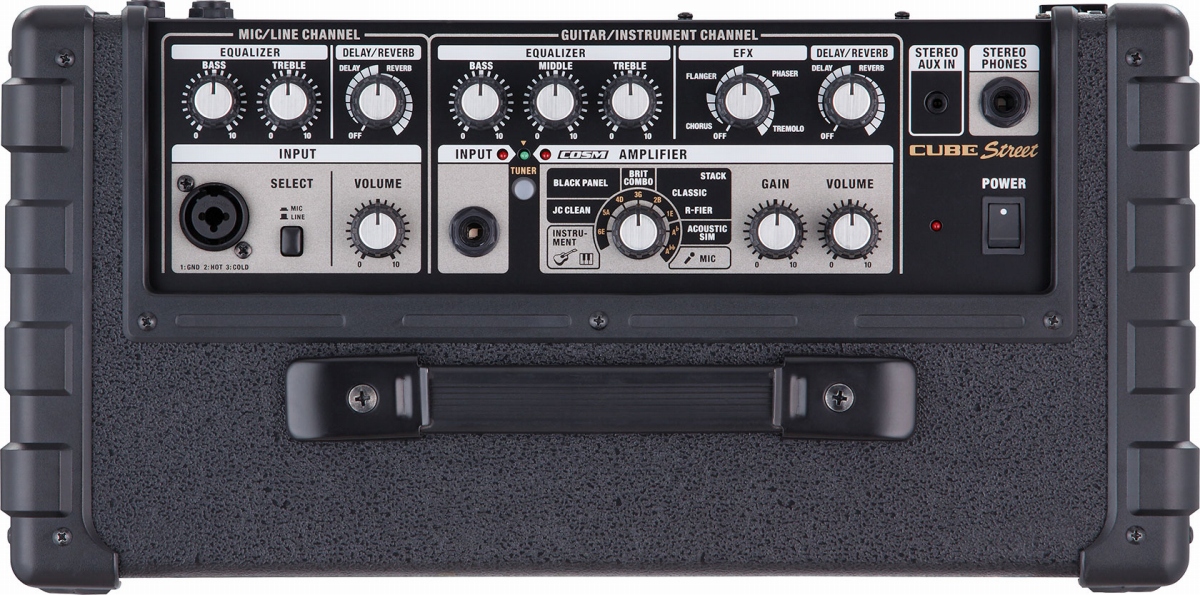 Roland/CUBE STREET純正ケースマイクケーブルマイクスタンドセット ローランド Roland / CUBE STREET EX 純正ケース・マイク