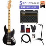 Squier / Classic Vibe 70s Jazz Bass V Maple Fingerboard Black 磻䡼 VOX°5쥭١鿴ԥå