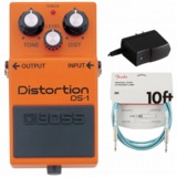 BOSS / DS-1 Distortion ǥȡ ץPSA-100S2+Fender֥(Daphne Blue/3m) Ʊå