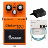 BOSS / DS-1W Distortion ǥȡ ץPSA-100S2+Fender֥(Daphne Blue/3m) Ʊå