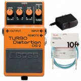 BOSS / DS-2 Turbo Distortion ǥȡ ץPSA-100S2+Fender֥(Daphne Blue/3m) Ʊå