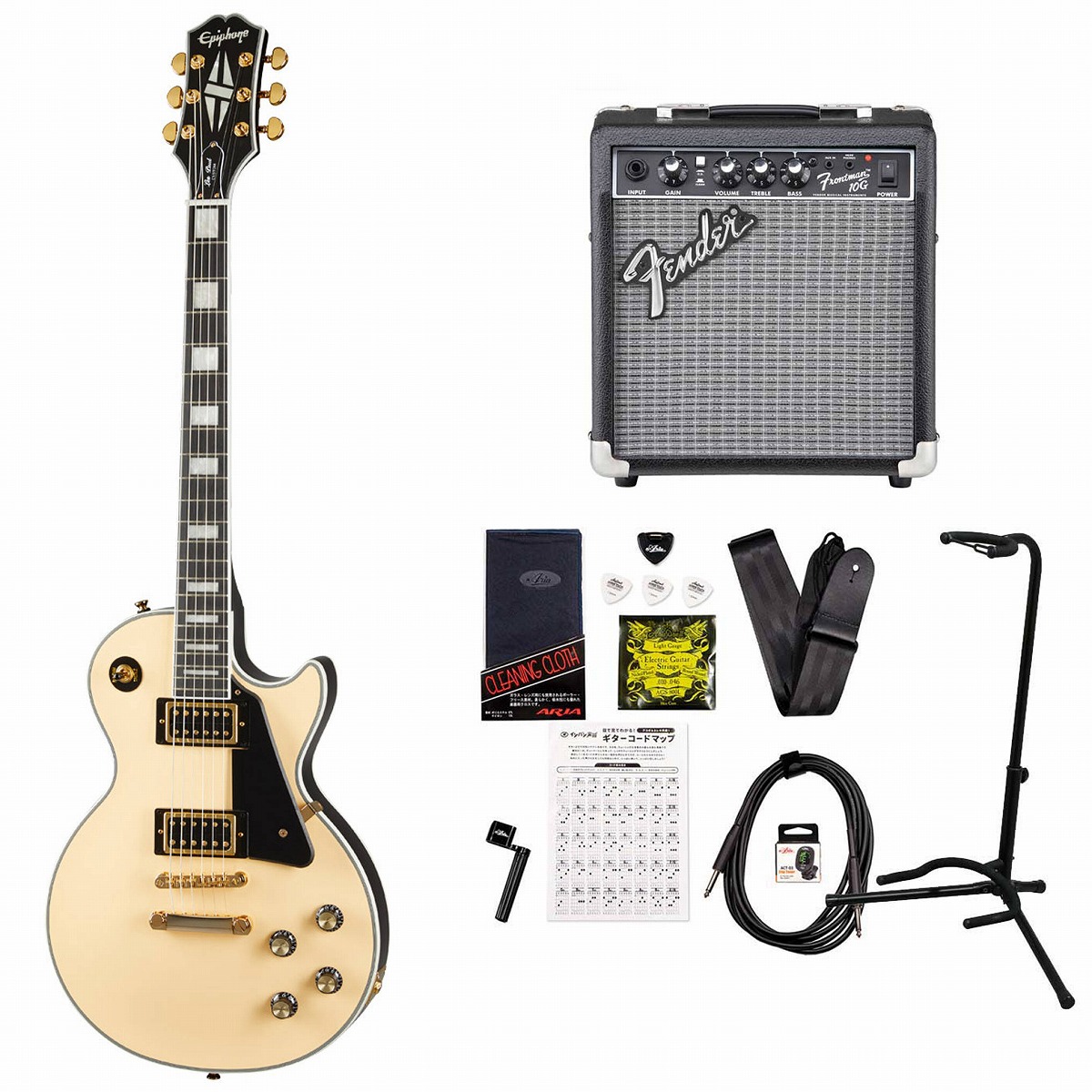 Epiphone / Les Paul Custom Antique Ivory (Black Back) エピフォン
