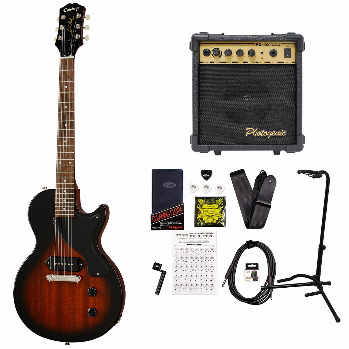 Epiphone / Inspired by Gibson Les Paul Junior Tobacco Burst ...