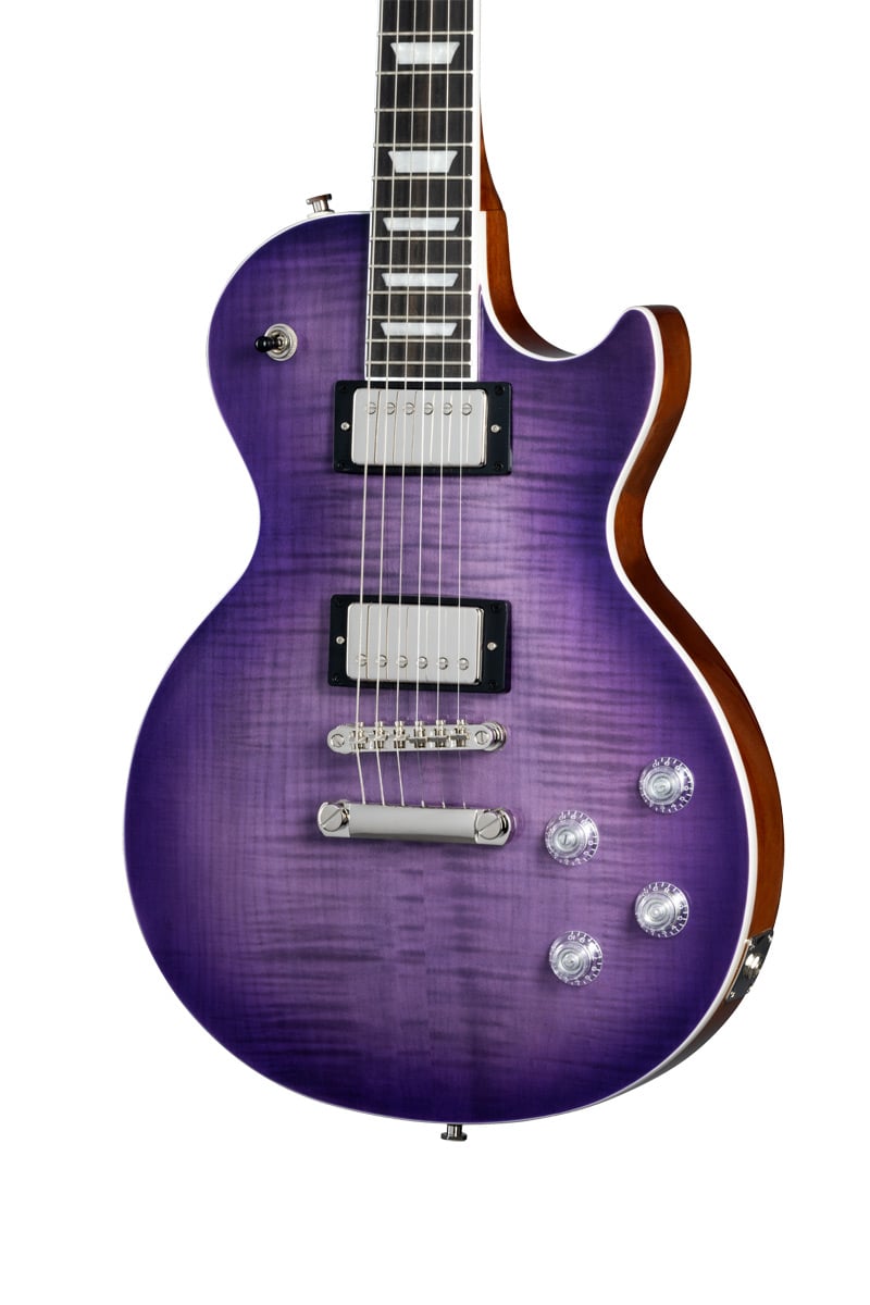 パープルレスポールスタイルギターとMarshallアンプセット Epiphone / Inspired by Gibson Les Paul Modern Figured Purple
