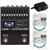 BOSS / EQ-200 եå饤  [ץPSA-100S2 + Fender֥2(Daphne Blue/3᡼ȥ) Ʊå] EQ200 ܥ ե
