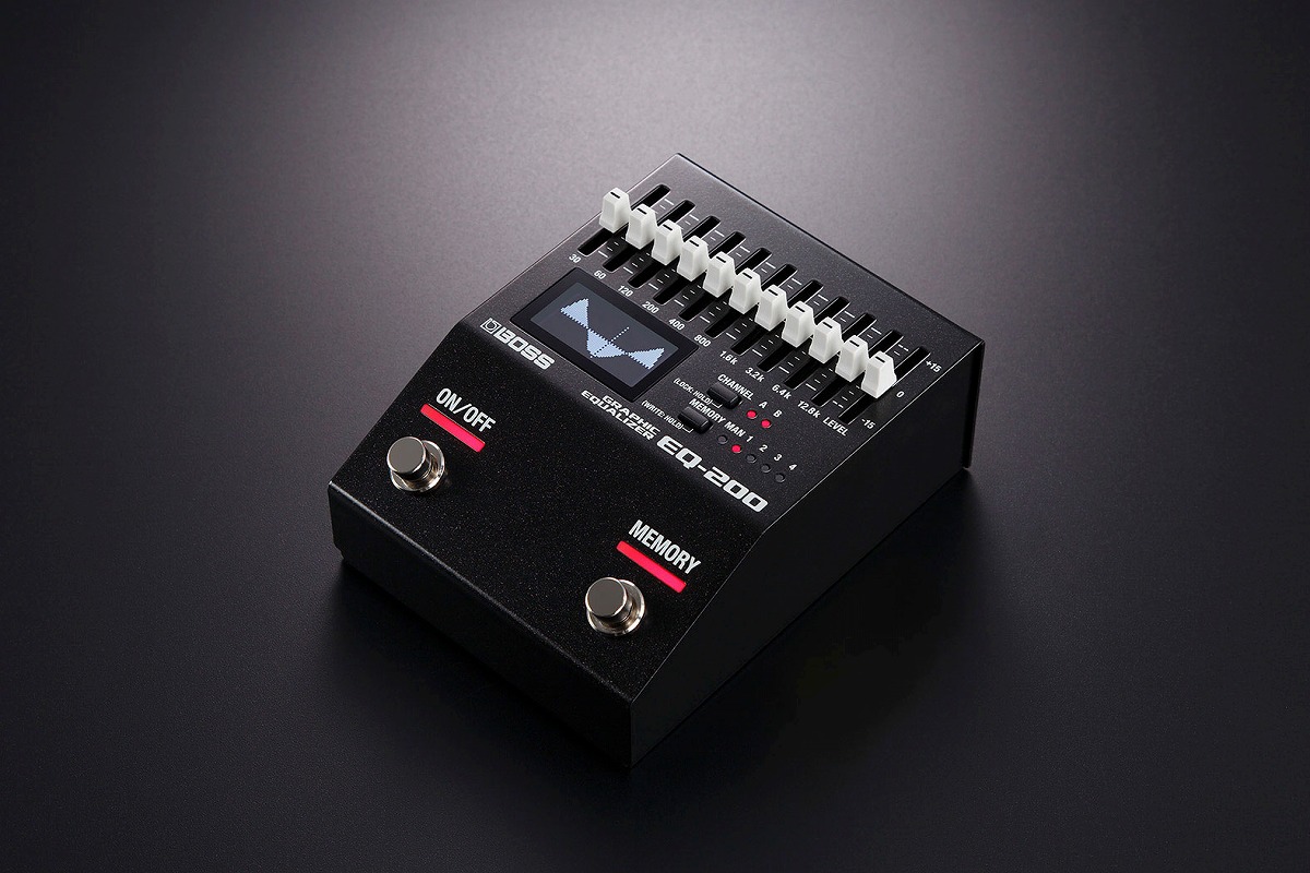 Boss eq-200 付属品完備　イコライザー BOSS / EQ-200 Graphic Equalizer［純正ACアダプター同時購入
