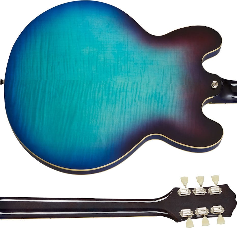 Epiphone / Inspired by Gibson ES-335 Figured Blueberry Burst