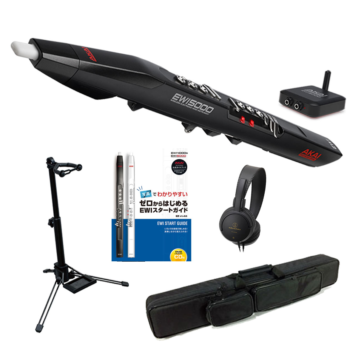 AKAI / EWI5000J アカイ ウィンドシンセ 《入門用スタートセット 当店在庫だから安心 ウインドシンセ EWI5000 その他