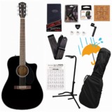 FENDER Acoustic / CD-60SCE Dreadnought Walnut Fingerboard Black ե ƥå 쥢 CD60SCE 12鿴ԥåR