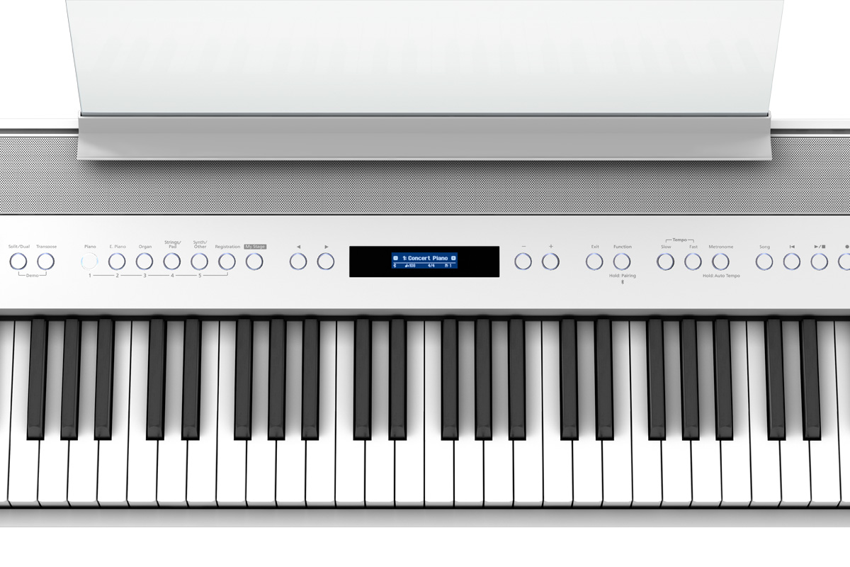 ローランドキーボードFP60 専用ソフトケース　ペダル付 Roland FP-60 発表！デザイン性が高いスタイリッシュなピアノ