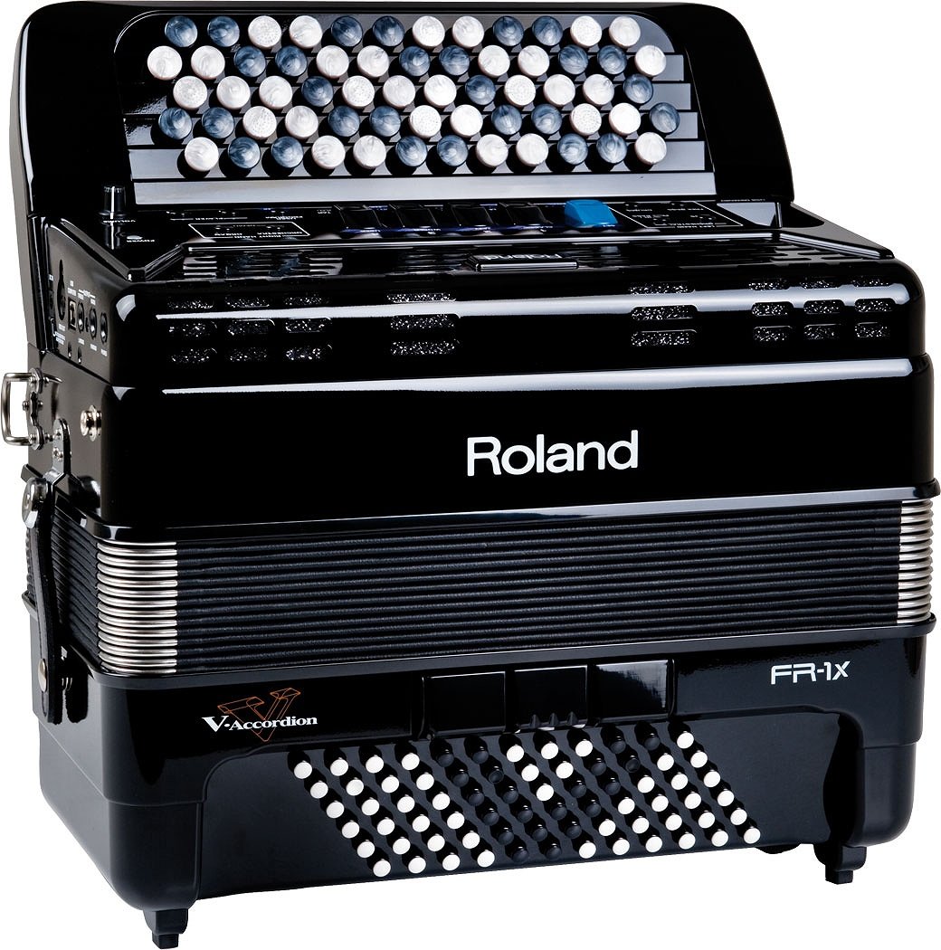 Roland ローランド / V-Accordion FR-1XB BK【純正ケース BAG-FR-1