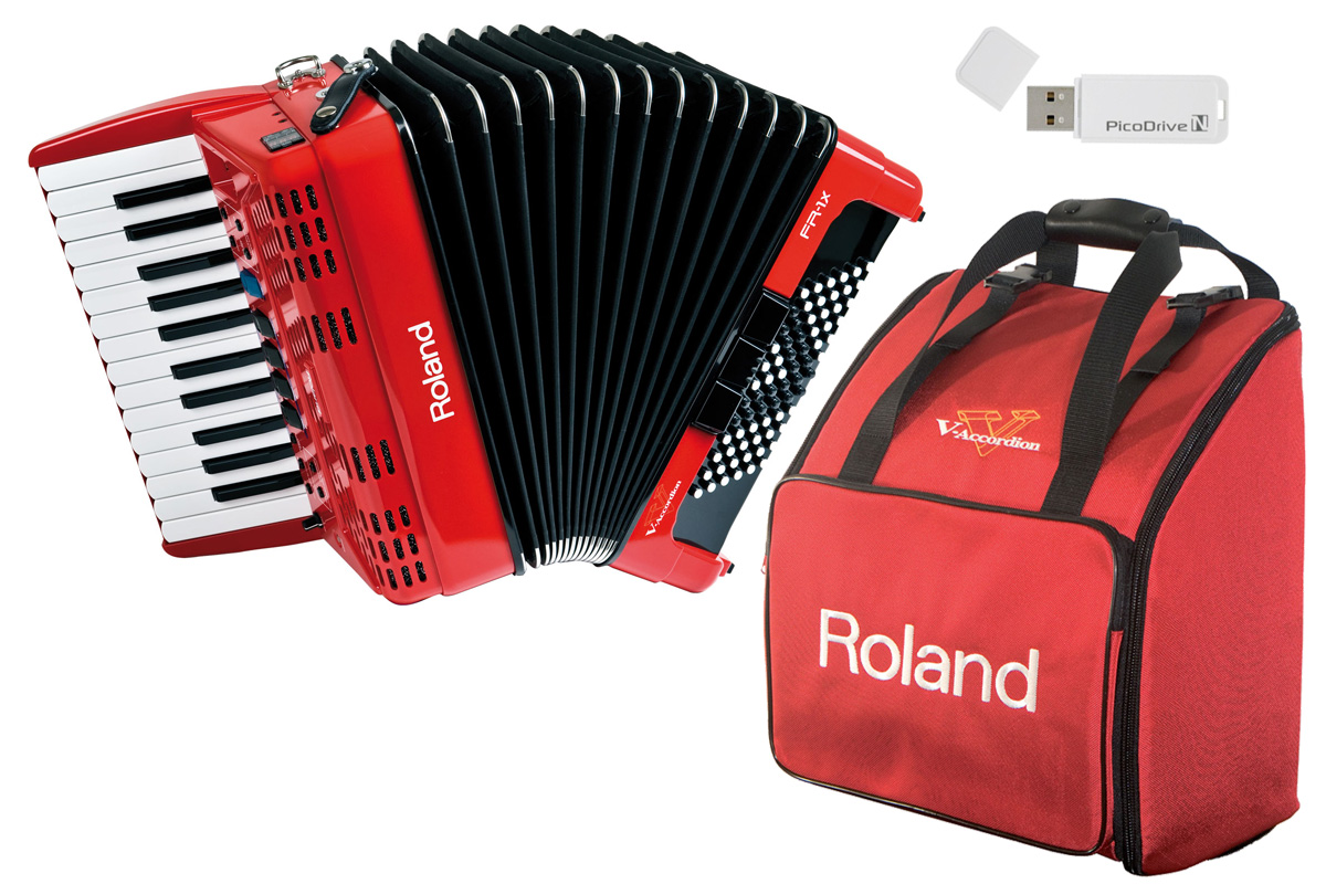 Roland ローランド / V-Accordion FR-1X RD【純正ケース BAG-FR-1