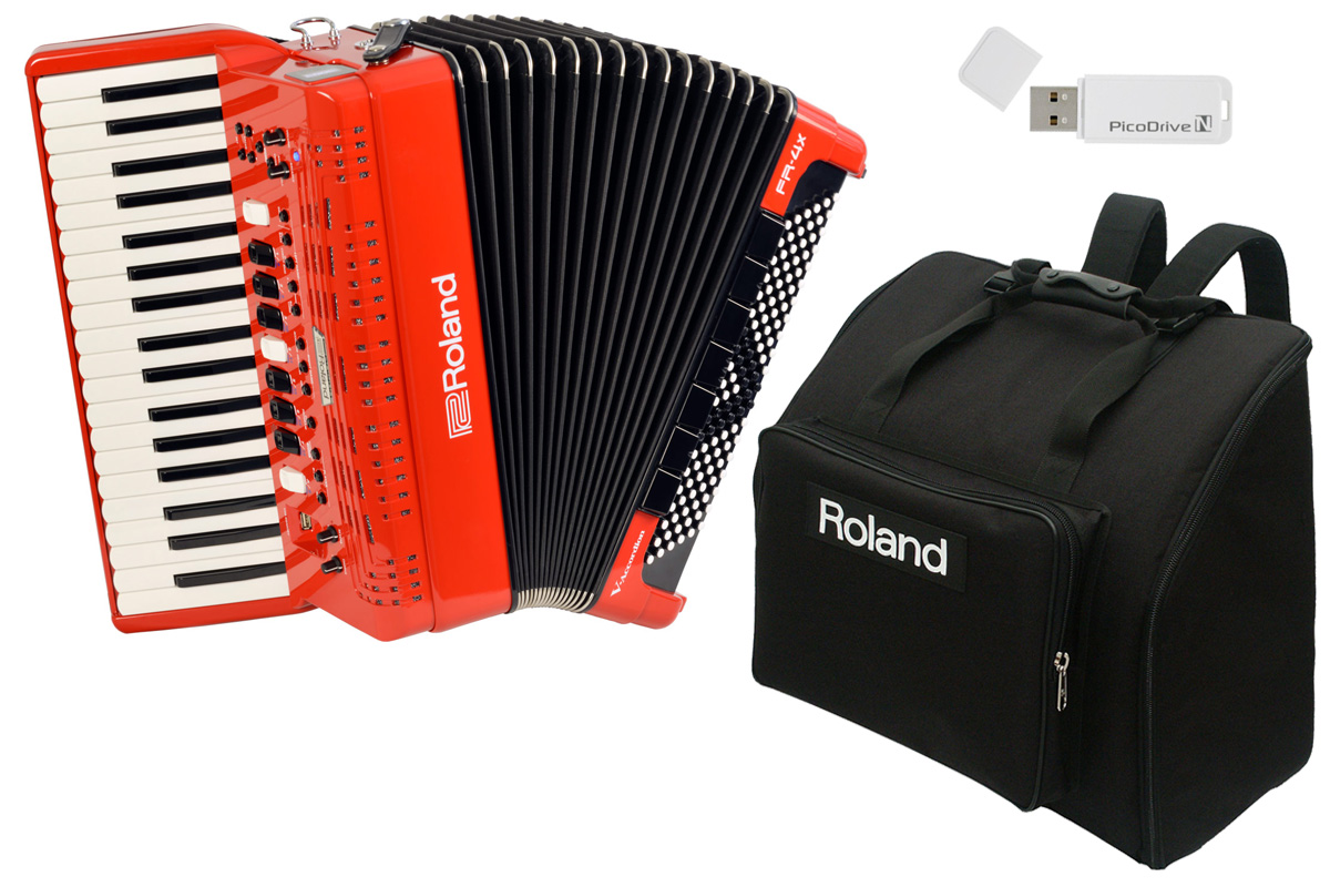 Roland ローランド / V-Accordion FR-4X RD【純正ケース BAG-FR-3