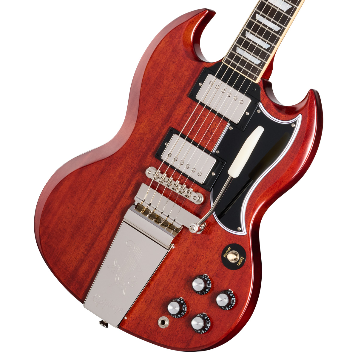 美品⭐︎エピフォン⭐︎エレキギター⭐︎SG⭐︎レッドブラック⭐︎ミニアンプ付き Epiphone / Inspired by Gibson SG Modern Figured Purple Burst