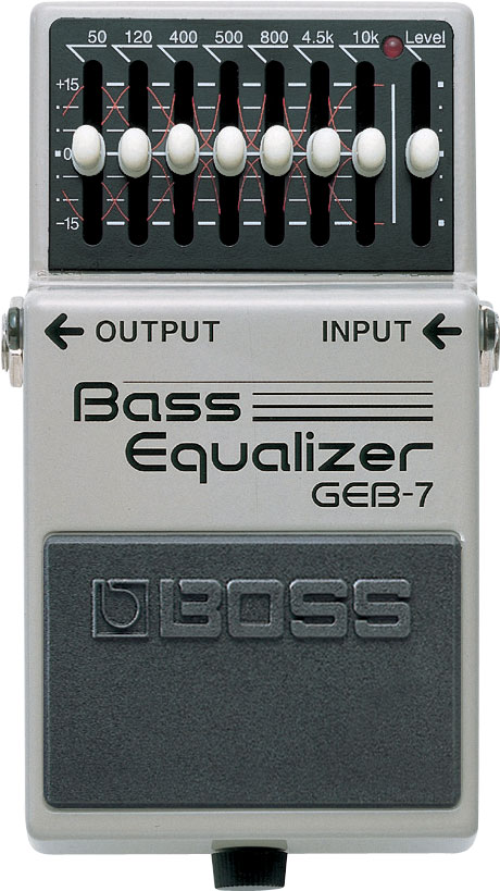 BOSS GEB-7 ベースイコライザー＋純正ACアダプター（PSA-100P） BOSS / GEB-7 Bass Equalizer ベースイコライザー 純正