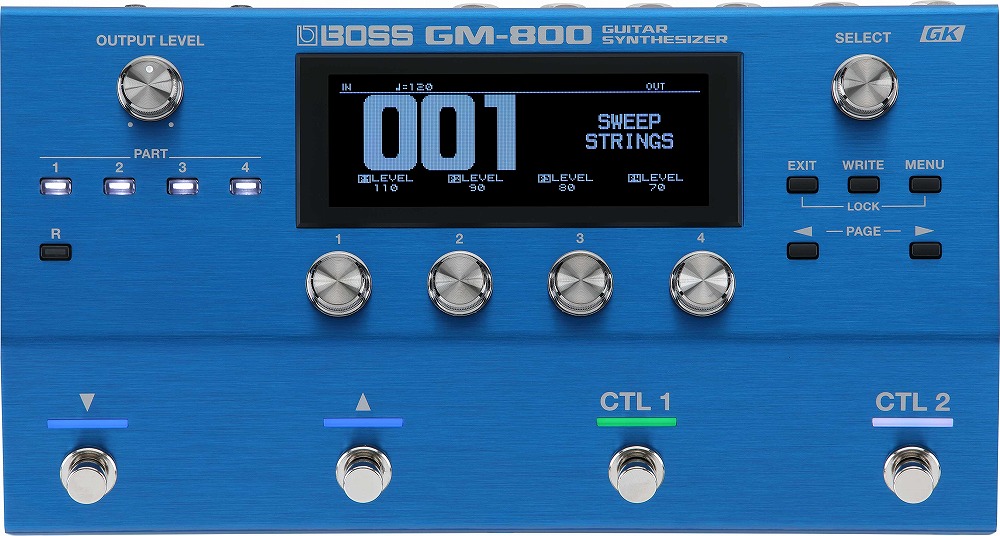 BOSS GM-800 Guitar Synthesizer GK-5ピックアップ BGK-30 GKケーブル ギター シンセ ボス  GM800 GK イシバシ楽器
