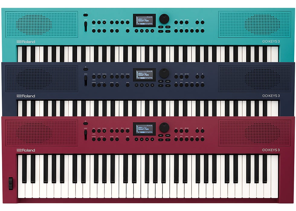 Roland 61鍵盤 電子キーボード GO:KEYS3 TQ ターコイズ (緑