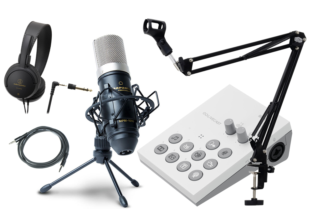 Roland Go Livecast おすすめコンデンサーマイクmpm 1000j アームスタンド黒 ヘッドフォン Auxケーブル付の高音質配信セット Live Streaming Studio For Smartphones イシバシ楽器 Roland Go Livecast おすすめコンデンサーマイクmpm 1000j アームスタンド黒 ヘッドフォン Auxケーブル付の高音質配信セット Live Streaming Studio For Smartphones イシバシ楽器