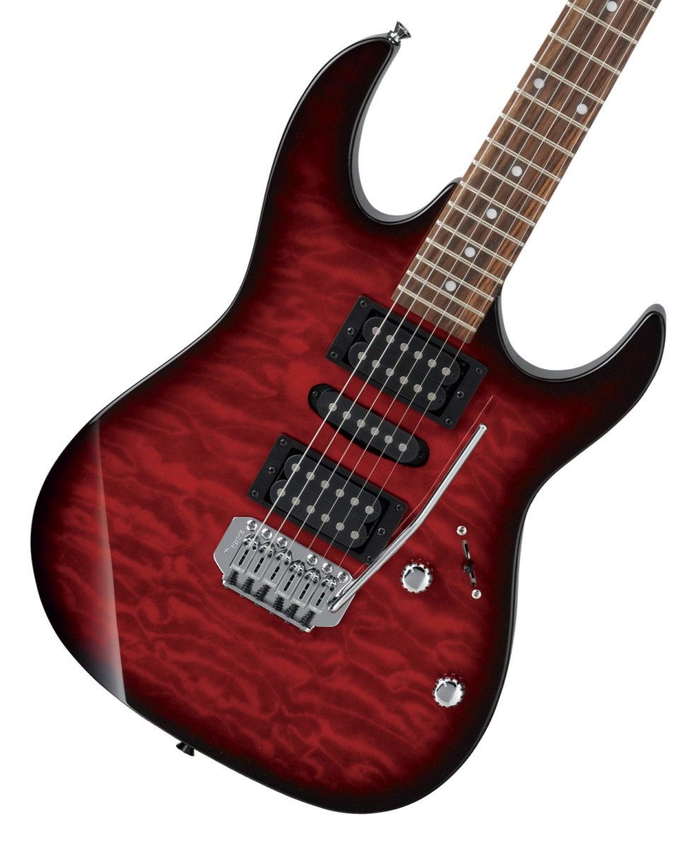 Ibanez GIO レッド系エレキギター♡最終値下げです♫早いもん勝ち♫ Ibanez / GRX70QA-TRB Transparent Red Burst GIO Series 入門用