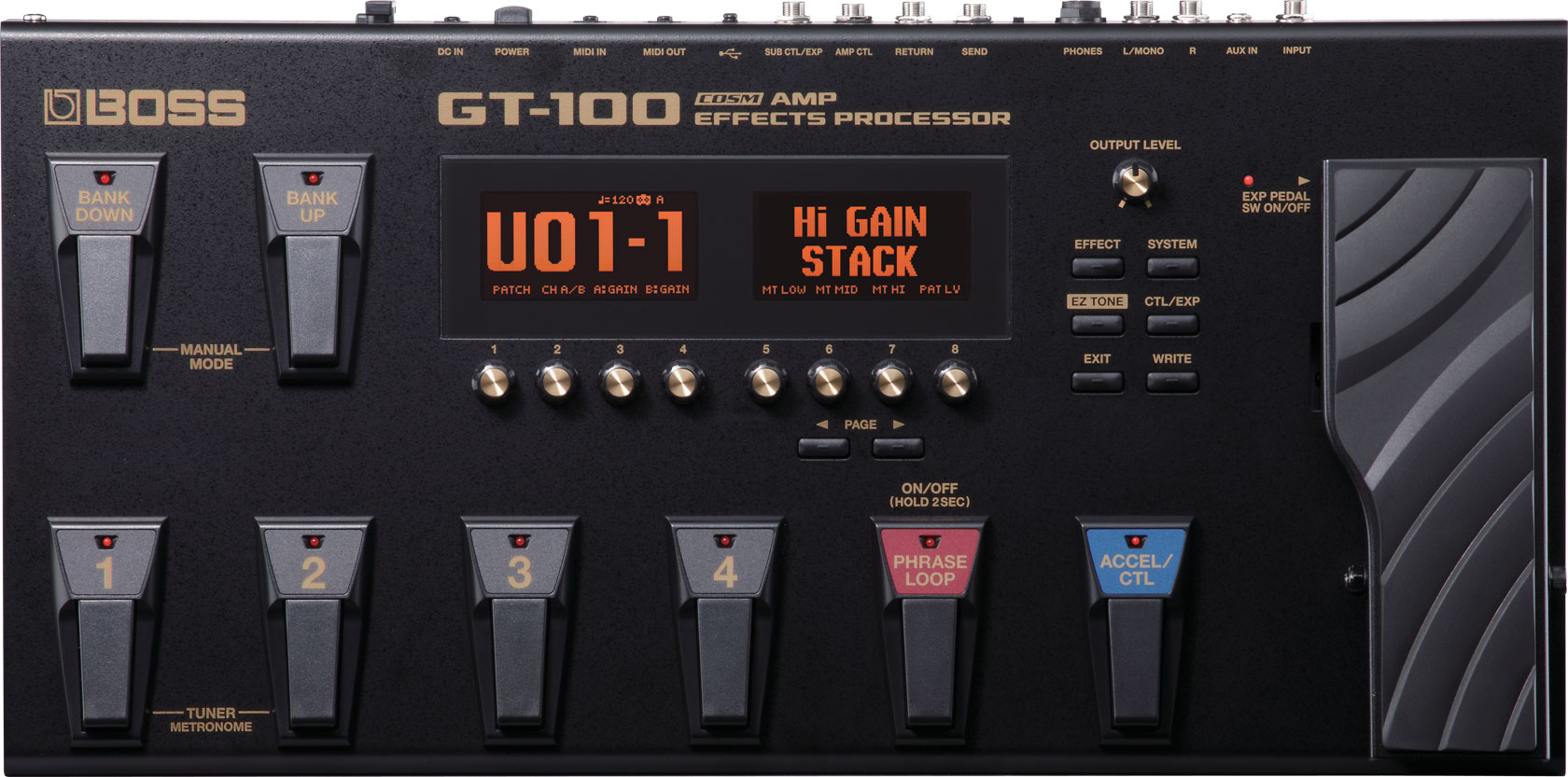 エフェクター　[キャリーバック同時購入セット]　Ver.2.0　Effects　ギター　COSM　ボス　GT-100　Processor　Amp　BOSS　イシバシ楽器