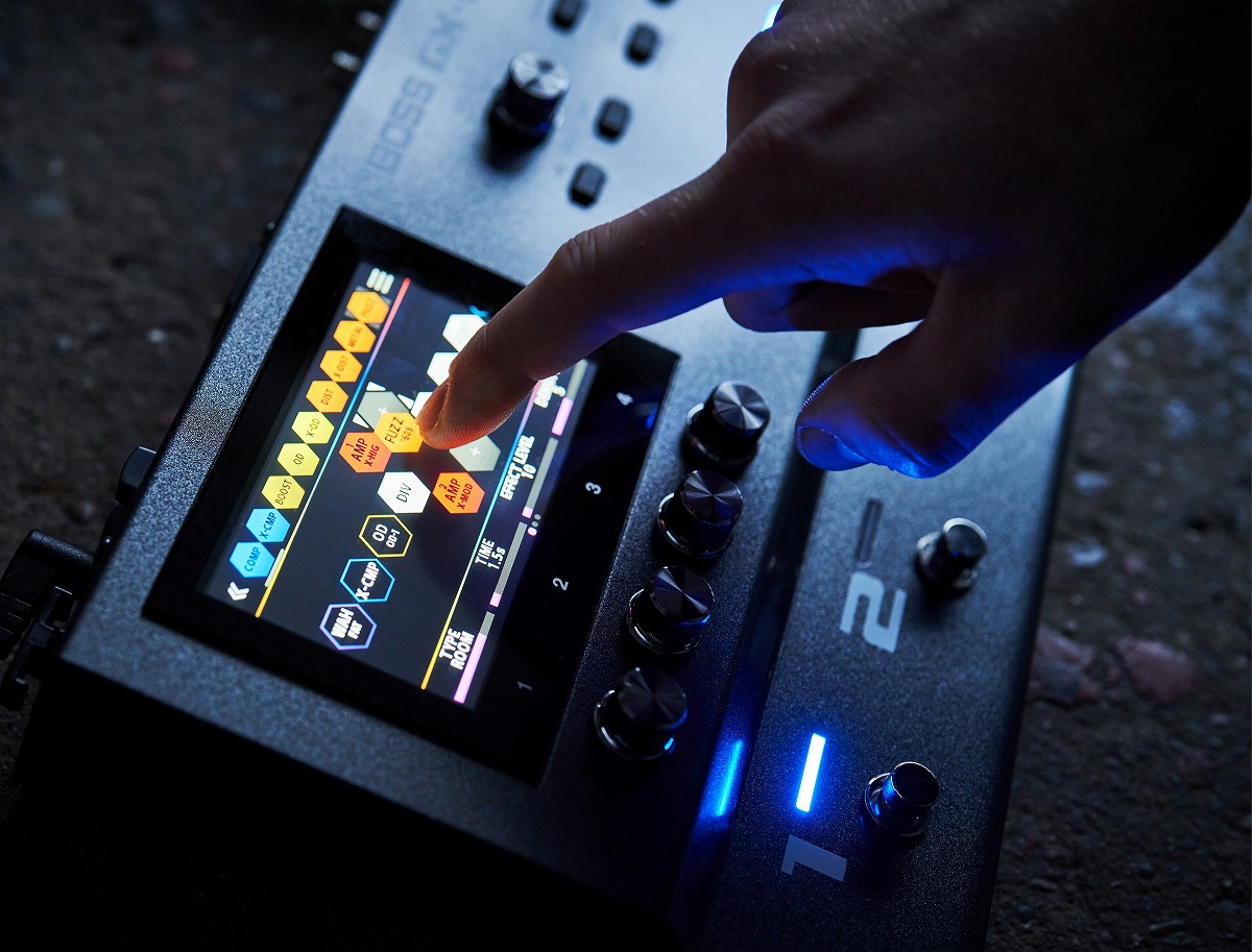 【BT-DUALセット、美品】BOSS GX-100 マルチエフェクター BOSS GX-100 + BT-DUAL + キョーリツEC-60SV SET マルチ