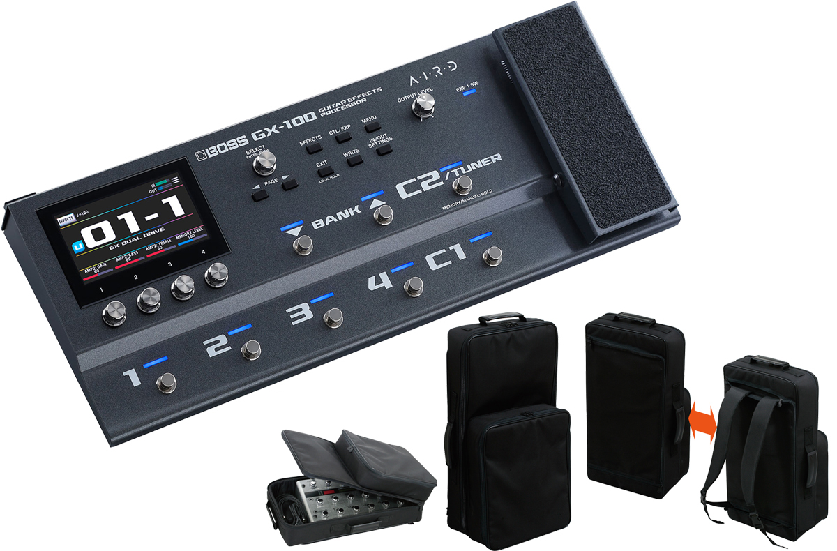 BOSS GX-100 Guitar Effects Processor [リュック式キャリングケース付き！！] イシバシ楽器