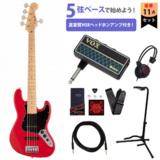 Fender / Made in Japan Hybrid II Jazz Bass V Maple Fingerboard Modena Red 5١ VOXإåɥۥ󥢥°쥭١鿴ԥå