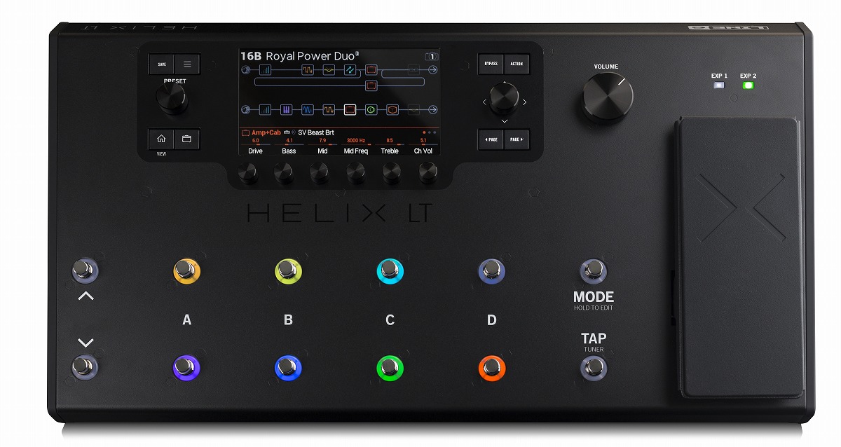 Line6 / HELIX LT [EFXBP-01 リュック式キャリングケース付き 