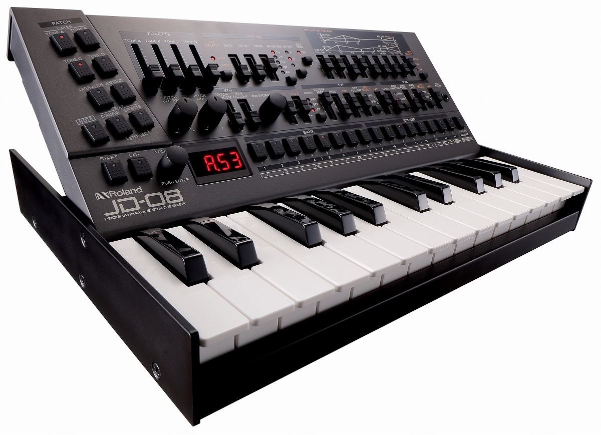 ROLAND JD-08 ＋K-25M＋DECKSAVER対応 耐衝撃カバーΩ