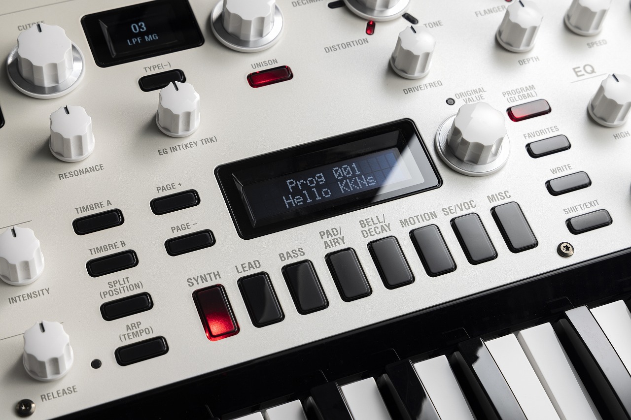 KORG microKORG2 37鍵盤 MWH (パールホワイト) 専用ソフトケース