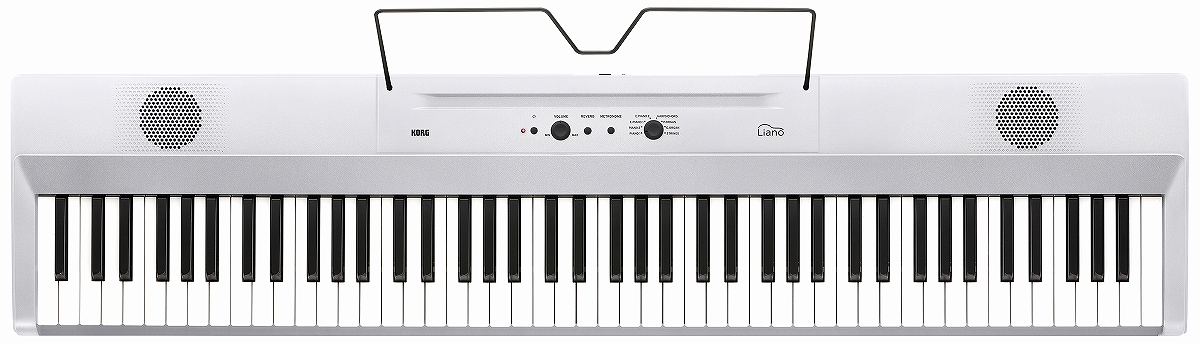 交換無料！ KORG / L1SP P WHITE (パールホワイト) Liano [キーボードベンチ 鍵盤楽器