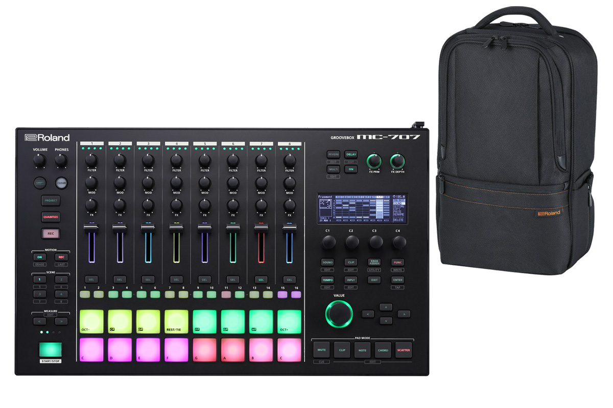 Roland ローランド/MC-707【ユーティリティギグバッグ CB-RU10セット