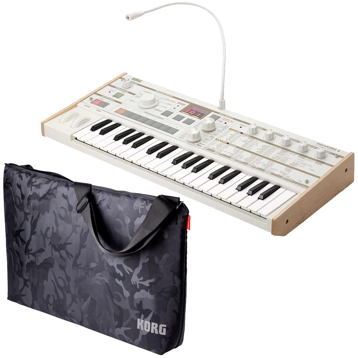 KORG コルグ / microKORG S (MK-1S) [ソフト・ ケース SC-LARGE-MSG セット！]  アナログ・モデリング・シンセサイザー マイクロコルグ