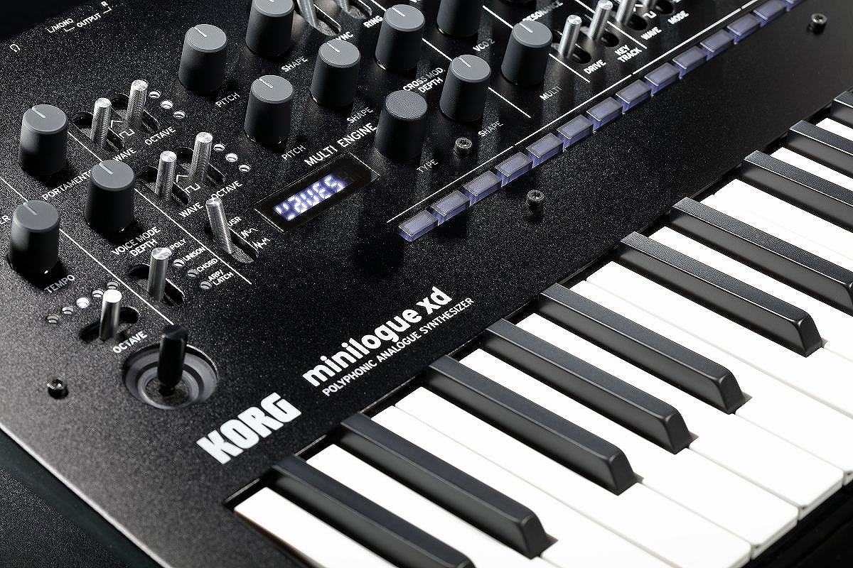 デジタル・マルチ・エンジン搭載　鍵盤楽器、ピアノ　再再販　MINILOGUE-XD　KORG　ポリフォニック・アナログ・シンセサイザー