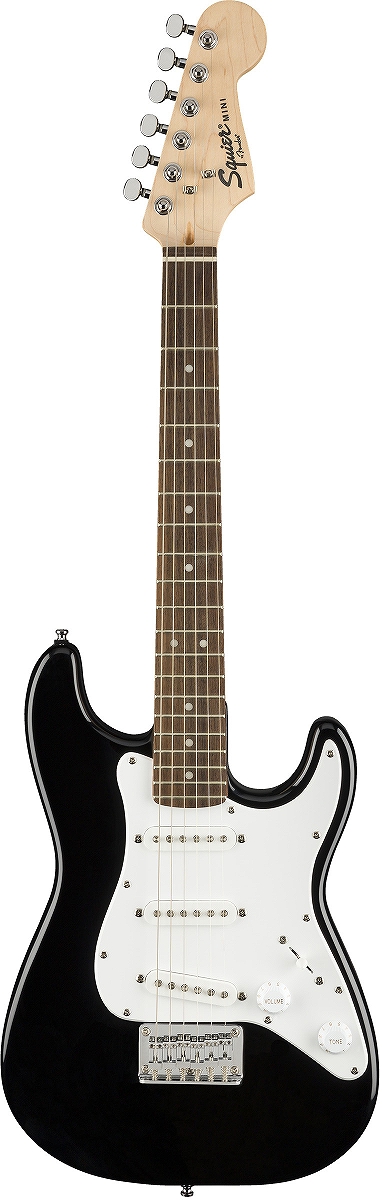 Fender Stratocaster ブラックエレキギター　ミニギター Amazon.co.jp: Squier by Fender エレキギター Mini Strat