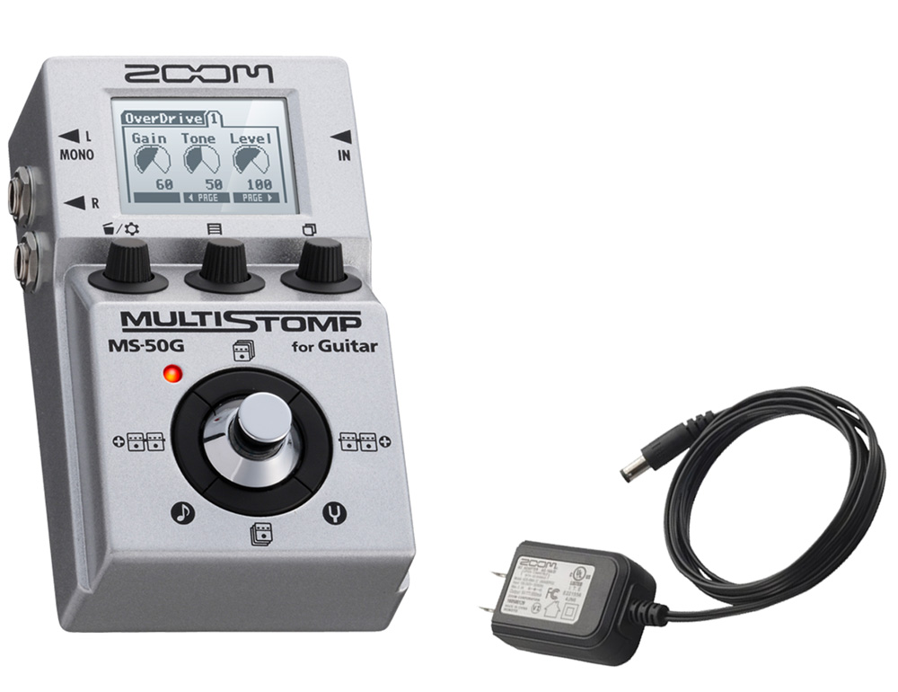 ZOOM / MS-50G MultiStomp Guitar Pedal -純正ACアダプター付- 定番の ...