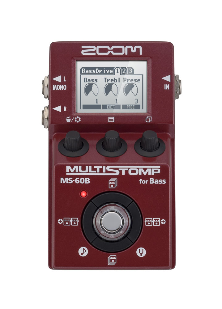 ZOOM MS-60B 　ベース　エフェクター　アダプター付