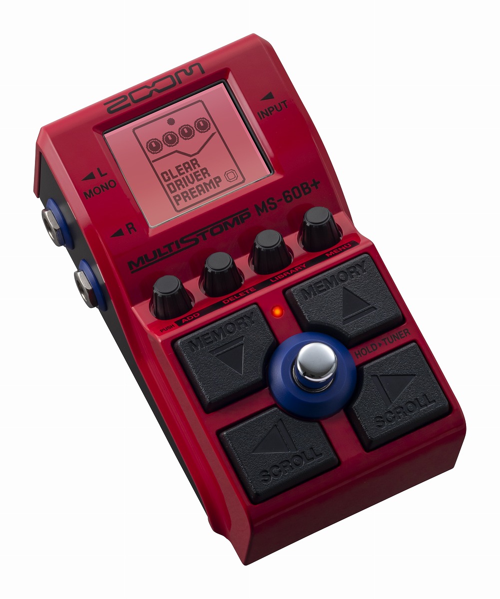 ZOOM / MS-60B+ MultiStomp Bass Pedal [ACアダプター同時購入