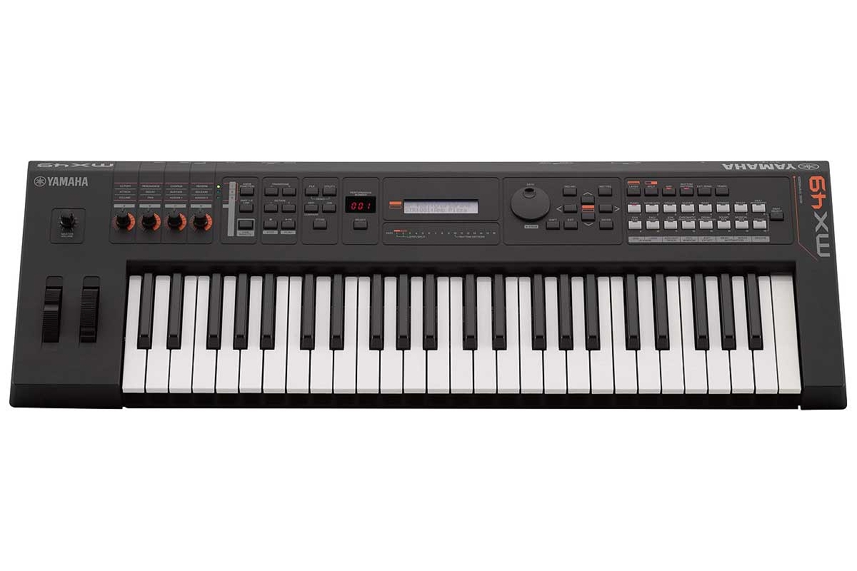 YAMAHA ヤマハ デジタルシンセサイザー V2 YAMAHA ヤマハ / MX49 BK 【モニタースピーカーセット