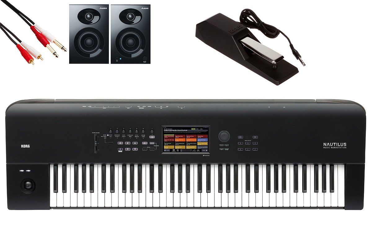 KORG NAUTILUS 61鍵盤 シンセサイザー[コルグ][ノーチラス][61Keys][電子ピアノ][Synthesizer,シンセサイザー][Keyboard,キーボード]