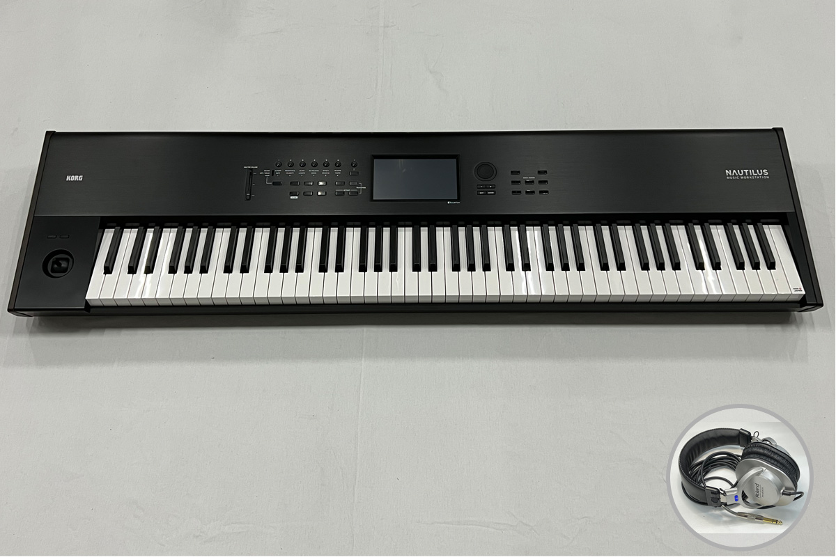 KORG コルグ NAUTILUS-88【ヘッドホン(RH-200S)セット！】ノーチラス 88鍵盤  ミュージック・ワークステーション【2級品特価】 イシバシ楽器
