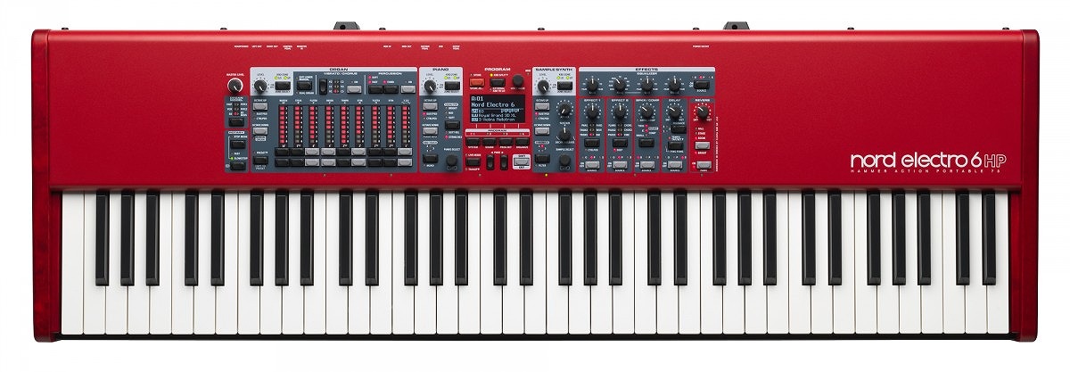 大特価】【アルコール消毒済】Nord electro 6HP ケース&ペダル付 