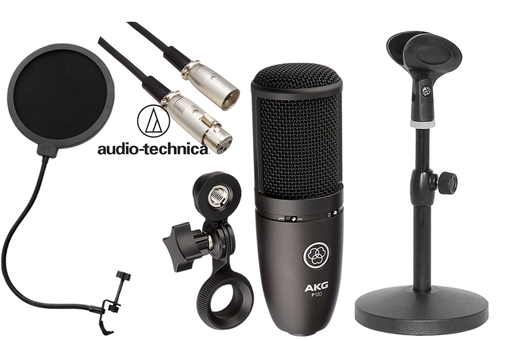AKG / P120 安心コンデンサーマイクセット02 -3mマイクケーブル