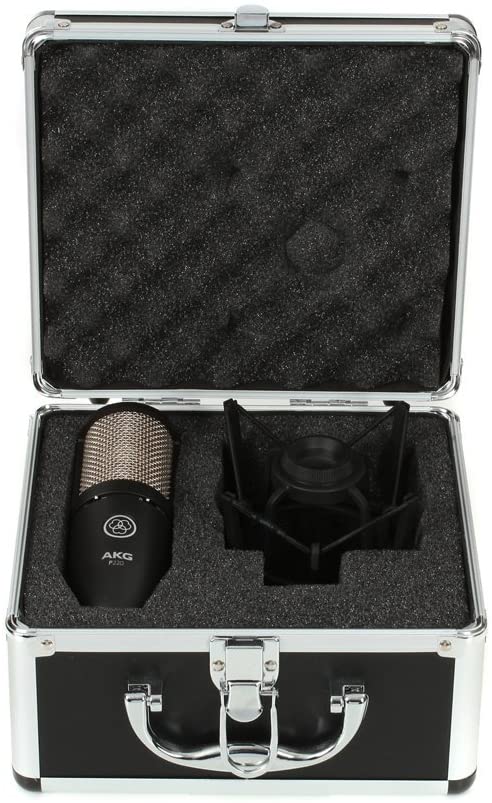 AKG P220 コンデンサーマイク P220 | 高性能大型ダイアフラム・トゥルーコンデンサーマイクロホン