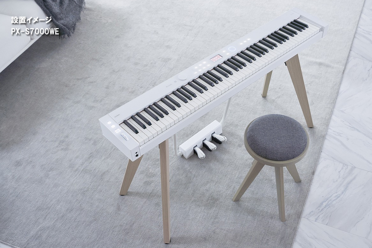 CASIO 電子ピアノ PX-7WE 【無料配送可能】 PX-7WE - デジタルピアノ＜プリヴィア＞ - 電子楽器 - CASIO