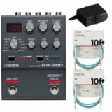 BOSS / RV-200 REVERB ܥ С [ץPSA-100S2 + Fender֥2(Daphne Blue/3᡼ȥ) Ʊå] RV200 ܥ ե