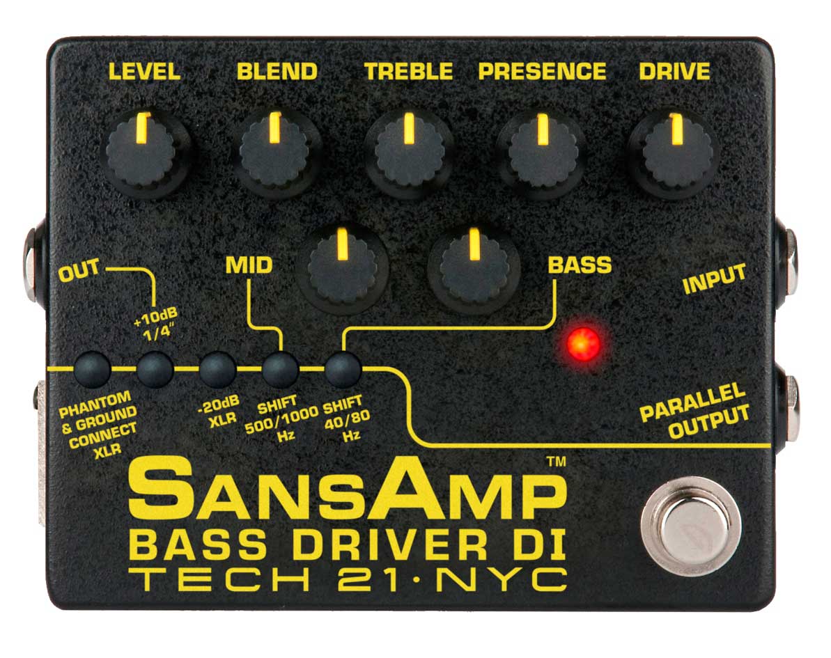TECH 21 限定カラー サンズアンプSansAmp BASS DI V2 TECH21 / SansAmp BASS DRIVER DI V2 【モンスターケーブル