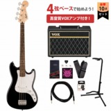 Squier by Fender / Sonic Bronco Bass Laurel Fingerboard White Pickguard Black 磻䡼VOX°쥭١鿴ԥå