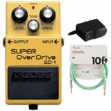 BOSS / SD-1 Super Over Drive ѡСɥ饤 ץPSA-100S2+Fender֥(Surf Green/3m) Ʊå